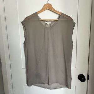 Helmut Lang Sheer Silk Tank
